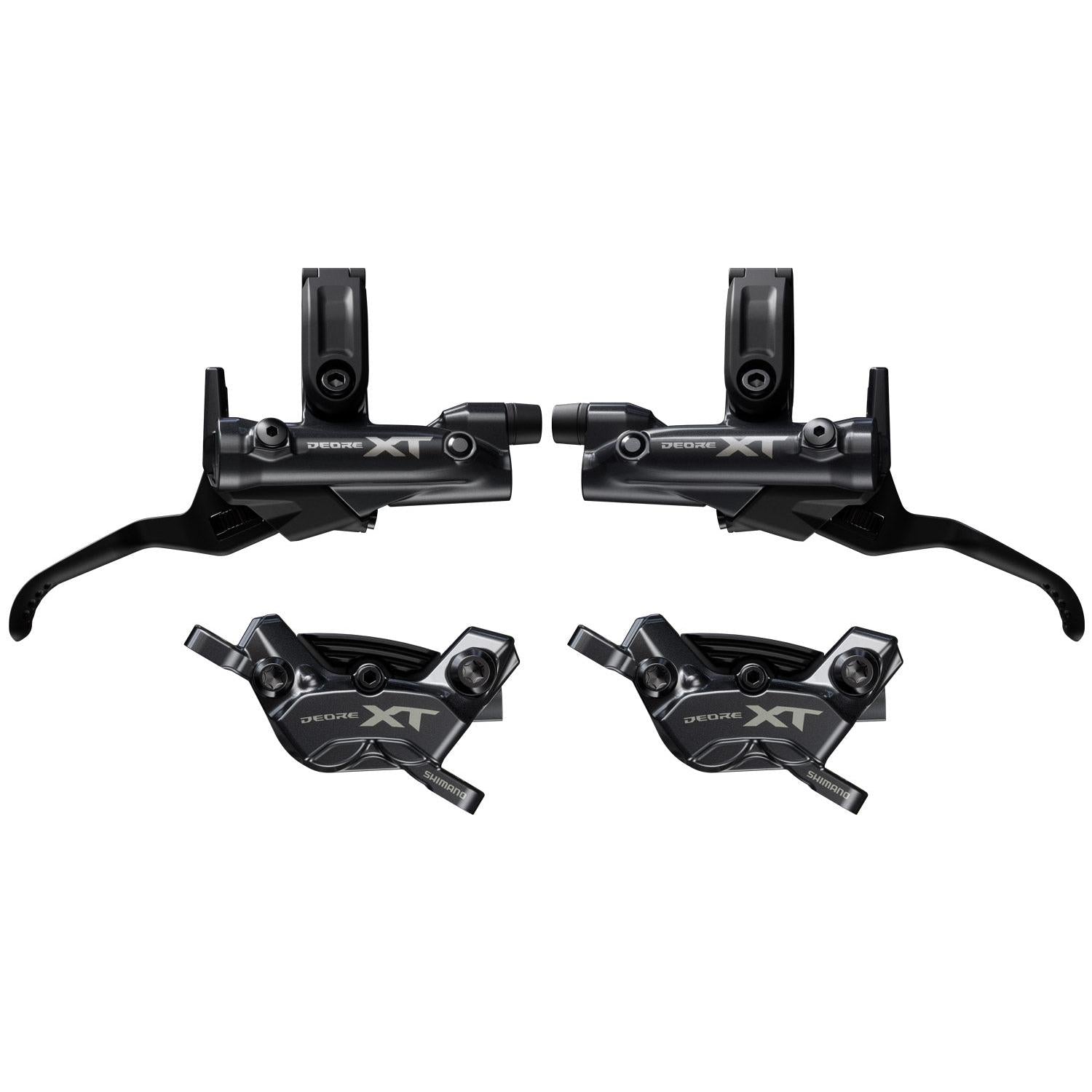 Shimano BR-8220 Brake Upgrade Kit XT Trail BL-M8200 R&L / F&R 4-Piston w/ Low Viscosity Oil